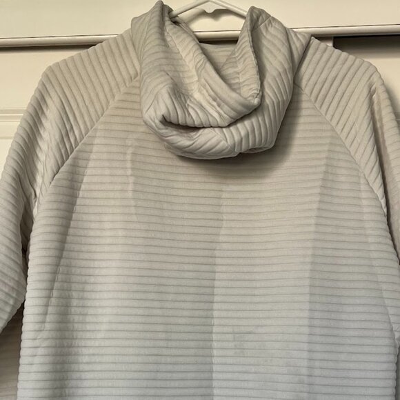 Apana Long Sleeve Ribbed Hoodie Draw String Pullover Jacket Large 42-44 - Picture 9 of 12